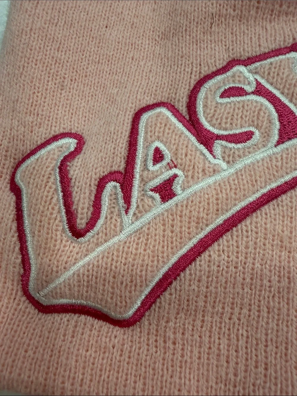 Pink 'LAS VEGAS' Knit Beanie